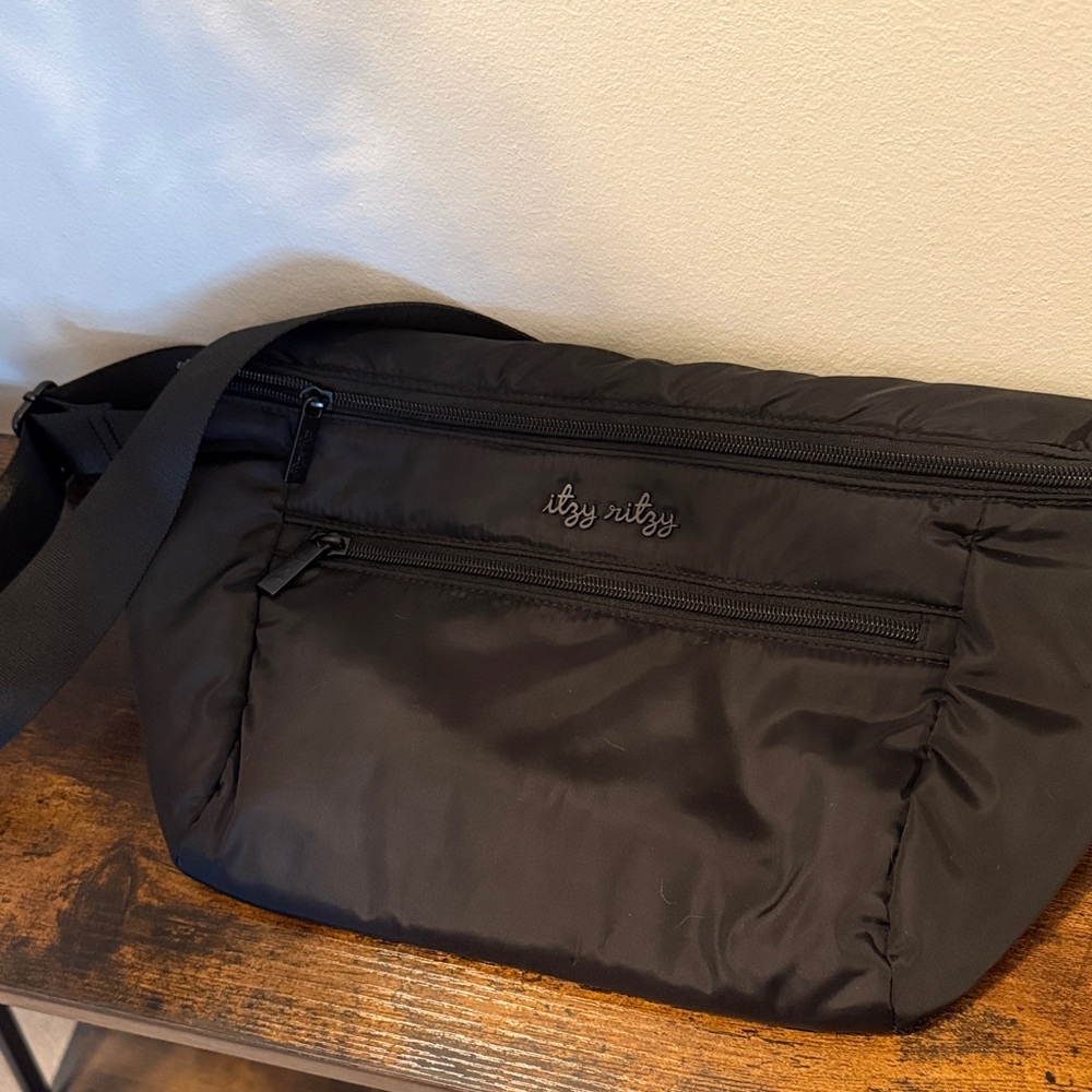 Itzy Ritzy Black Crossbody Bag
